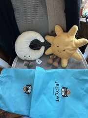 NEW Authentic Jellycat Amuseables Sun & Moon – Medium Jellycat With Dust bag