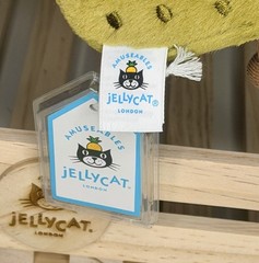 Authentic Jellycat❣️Amuseables Pickle + Tag Shield NWT Plush Toy 🥒