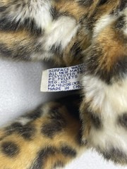Leopard Cheetah Spotted Big Cat Plush Vtg Aurora Flopsie NOS Stuffed Animal NEW