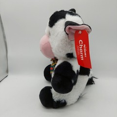 Pet Smart Charm Cow 12″ Plush Stuffed Animal Dog Toy Squeaker petsmart w TAGS