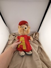 VTG Alvin and the Chipmunks Plush Doll Red Sweater A Commonwealth Toy 12in