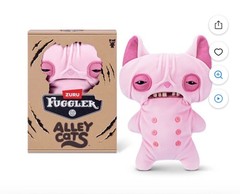 Fuggler Alley Cats 9″ WRINKLE McSTINKLES Little Hairless Cat Pink Sphinx Sphynx
