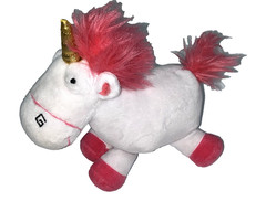 Fluffy Unicorn Horse Ty Beanie Babies Plush Stuffed Animal 6″ Despicable Me 3