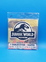 Jurassic World Birthday Plastic Party Tablecloth, 84 x 54in Park.