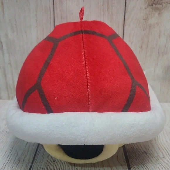 Mario Kart Nintendo Plush Koopa Shell Stuffed Toy Red White Black 9″ 2022