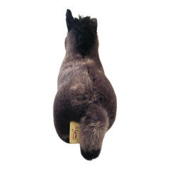 Aurora Miyoni Tots Donkey Plush Stuffed Animal Grey Burro Standing