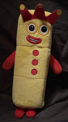 The Numberblocks Three Yellow Soft Plush