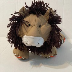 World Market Lion Canvas Plush Stuffed Animal