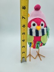 Dan Dee Collector’s Choice Winter Felt Target Featherly Friend Style Bird 8 inch