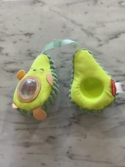 Skip Hop Farmstand Avocado Baby Stroller Toy 5 Inch Multisensory Plush