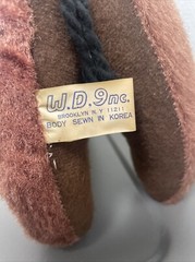 Vintage 1960s Carnival Prize DONKEY Plush Toy Stuffed Antique VGC