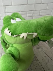 Vintage TIC TOCK Peter Pan Plush Stuffed Animal Crocodile Disney Store Tag 13.5”