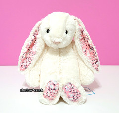 Jellycat Blossom Cherry Bunny – Retired 12″ + Dust Bag – NWT + Tag Protector