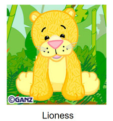 Webkinz Classic Lioness *Code Only* (~messaged~)