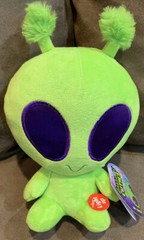 GALACTIC CUTIES ALIEN PLUSH EYES GLOW, CHANGE COLORS & FLICKER 8” SOFT CUTE