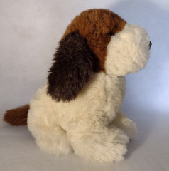 Rare VTG Just Friends Saint Bernard Dog 12” Plush Soft Stuffed Animal Korea May