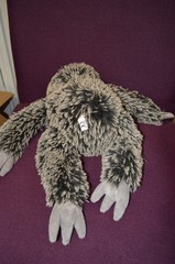 The Petting Zoo Plush Sloth 18″ Stuffed Animal 3 Toed Shaggy Realistic D5