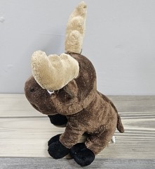 2013 The Petting Zoo 9″ Moose Plush Stuffed Animal Brown