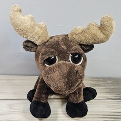 2013 The Petting Zoo 9″ Moose Plush Stuffed Animal Brown