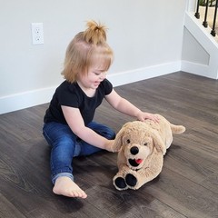 LotFancy Dog Stuffed Animals Plush, 21″ Soft Cuddly Golden 21 inch, Beige