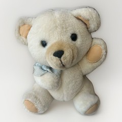 1986 Applause 9.5” Hand Raised Teddy Bear Plush Dog Vintage Toy Wallace Berrie