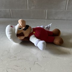 Super Mario Mario Plush Medium Stuffed Animal Red White Brown Washable Toy