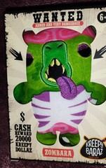 Kreepy Baraz Plush ZOMBARA Boxed Misfit Capybara Zombie NIB