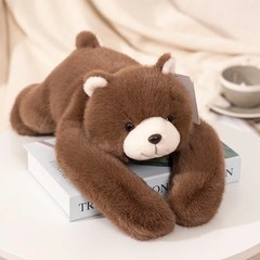 45cm Kawaii Bear Plush Toy | Soft Long Arm Pillow Forest Animal Stuff Toy