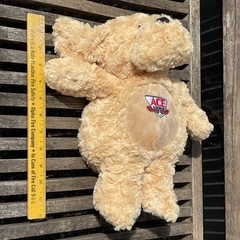 RARE Ace Hardware Plush Dog Embroidered WARMIES Weighted Microwaveable Warmth