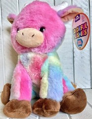 Ploofs Colorful Cuties Plush Series 4 Highland Cow Cuddly Stuffed Animal NWT