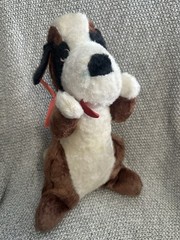 Superior Toy And Novelty Brand Mid-Century Vintage Stuffed Dog