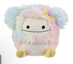 Squishmallow Diane the 12 Inch Bigfoot with Yellow Rain Boots Tie Dye Hair NEW