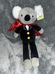 Spark Create Imagine Halloween VAMPIRE KOALA Plush Rattle Crinkle w/defects New