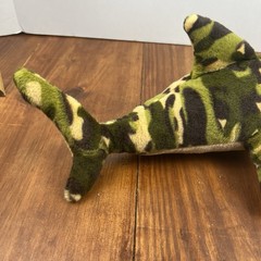 The Petting Zoo Plush Camouflage Shark 20″ Stuffed Animal Toy 2015