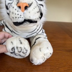 32″ Best Made Toys Limited White Tiger Plush Realistic Soft Floppy Possable