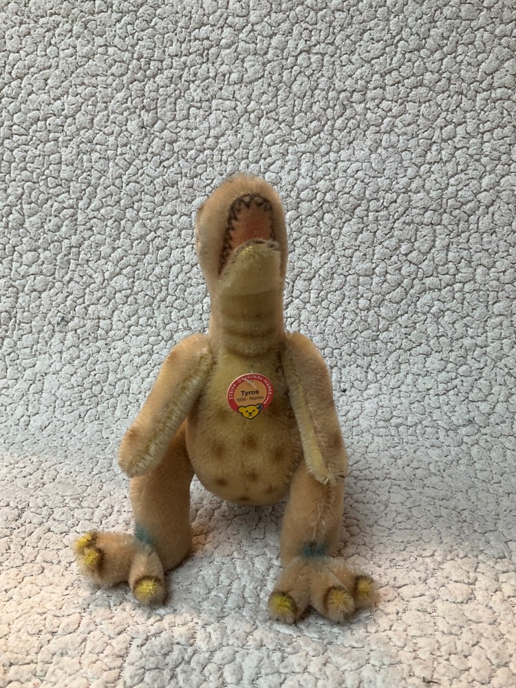 1991 STEIFF TYROS REPLICA 1959 TYSUS TYRANNOSAURUS REX 401718 FULLY TAGGED#00579