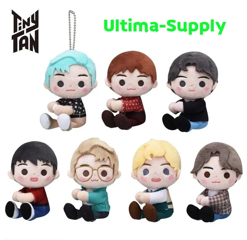(7) Sega TinyTAN BTS Dynamite Figures Plush Mascot Keychain SET Jungkook/Jimin/V