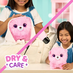 Pink Surprise Pet, Mystery Plush Toys, Stuffed Animals, Wash to Reveal 1 of 3 Re