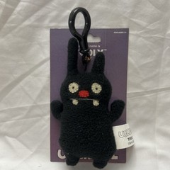 Uglydoll 2015 5″ PLUSH BLACK TOOLY BAG CLIP NEW ON CARD RARE #99166