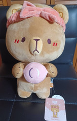 Brand New LARGE Milk Mocha Bear 14” Spa Mocha Plush NWT Big Milk Mocha BEAR NWT