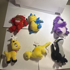 Lot of 6Neopets – 2004-2005 McDonald’s 4″ Plush – 6/8 Have Tags