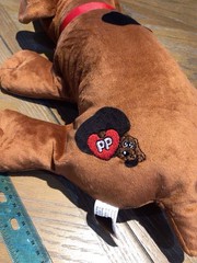 Pound Puppy Brown and Black Plush Puppy Dog Stuffed Animal