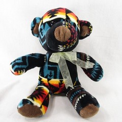 Nativo Plush Teddy Bear Native Southwest Aztec Pattern Soft Stuffed Animal 10″