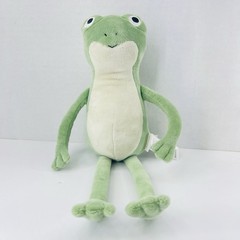 H&M Home Kids Frog Plush Light Green Stuffed Animal Toy Amphibian Baby