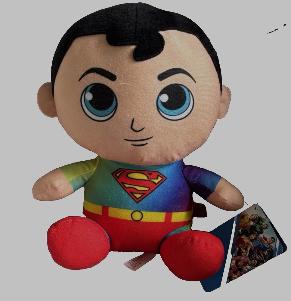 DC Comic SUPERMAN 10” Plush Stuffed Animal With Tags 2022