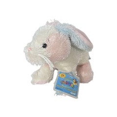 GANZ Webkinz Cotton Candy Bunny Plush HM174 w/Code Retired 2006 Read