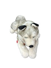 Trudi Ritratti Siberian Husky Jumbo Plush For European Collectors