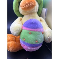 Gund Easter Flapadoodles Plush Duck with Hat and Egg Pair 44676 Yellow Duckling