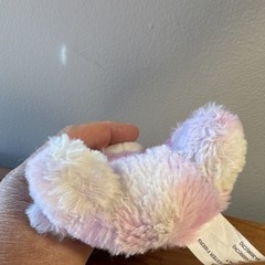 Greenbrier International Mini Pink Purple White Unicorn Plush Spot Clean
