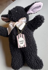 North American Bear Co. Licorice Lamb Black 10” Plush Sheep 1989 Vintage W/ Tags